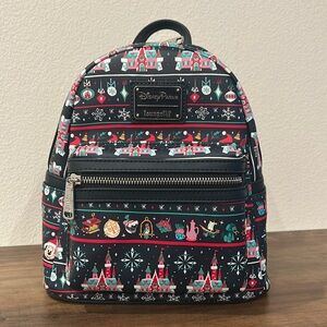 2020 Disney Christmas Loungefly Mini Backpack